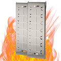 Czaja Feuerschalen Flammlachsbretter-2er Set-Flammlachsbretter mit Wendefunktion fuer Feuerschale und Kugelgrill edelstahl
