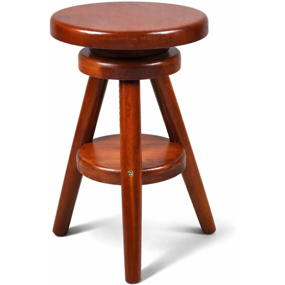 Magnetic Mobel Hocker Massiv Schemel Stuhl Sitzmoebel Drehhocker Barhocke 52-70cm ( ) buche kirsche