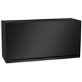 Haengeschrank mit Lifttuer Schwarz matt 100 x 50 x 34,6 cm 6 cm Moderner Kuechenschrank geraeumig mit einem Einlegeboden mit viel Stauraum fuer
