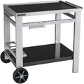 Cookin Garden Media M Gartenwagen fuer Grill/Plancha/Arbeitsplatte L 93 Schwarz silber