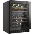 Haier H-WINE 700 HAKWBD 60/unterbaufaehiger Weinklimaschrank/2 Temperaturzonen fuer - - und Schaumwein/sehr leise/Platz fuer 44