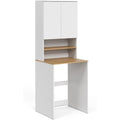Waschmaschinenschrank Weiß 68 x 88.2 cm/Artisan 2 Teile mit Regal