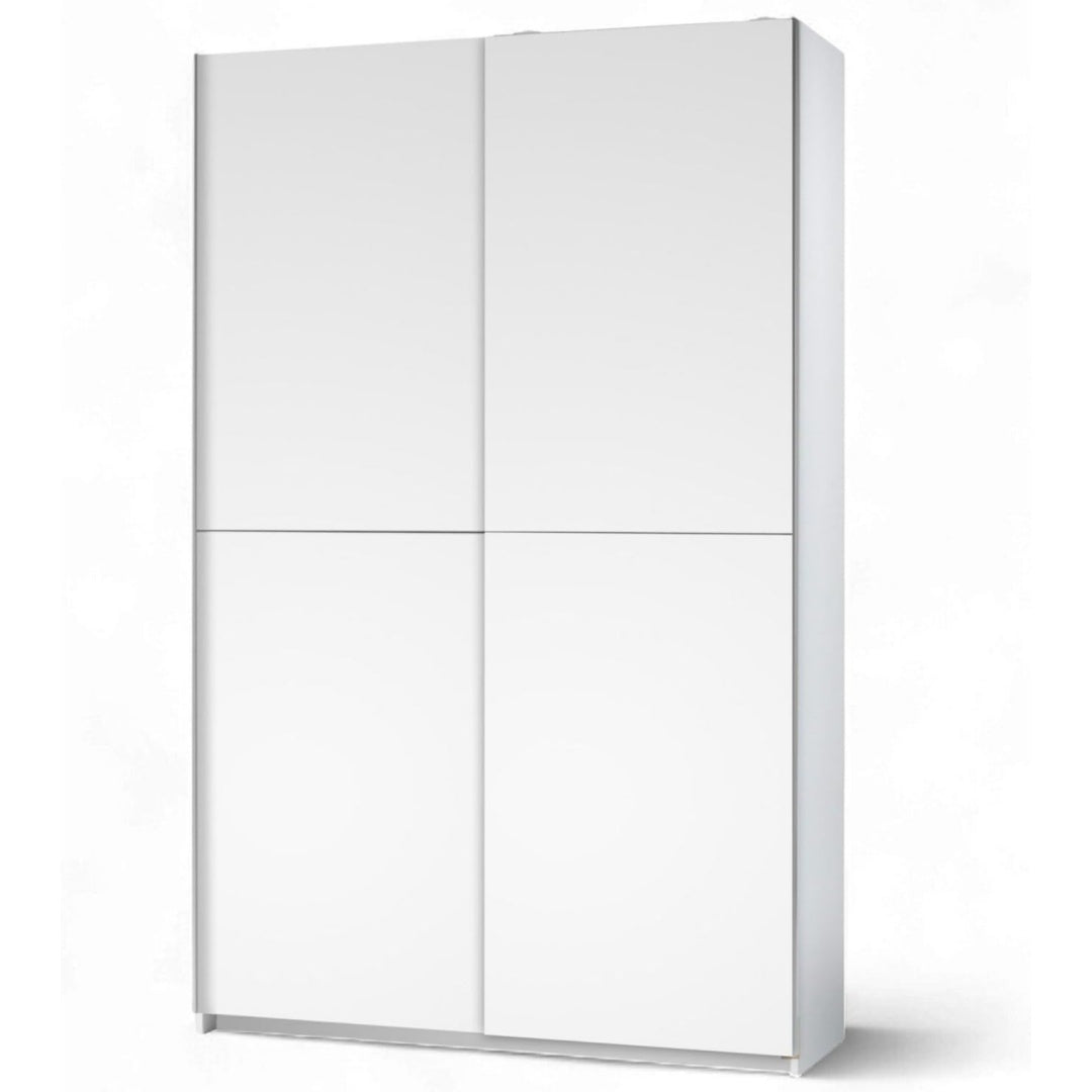 Eleganter Kleiderschrank/Garderobenschrank mit viel Stauraum - Vielseitiger Schwebetuerenschrank in - (B/H/T) Garderobenschrank in schmaler Bauform